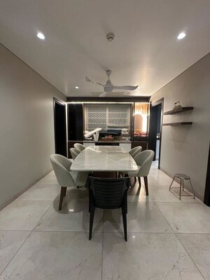 Dining area in 3.5 BHK Apartment at Panchshil Towers, Kharadi – for Rent