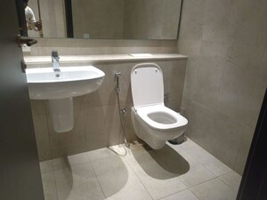 Bathroom in 3.5 BHK Apartment at Panchshil Towers, Kharadi – for Rent