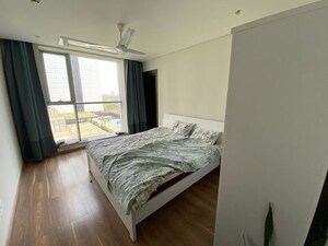 Bedroom in 4 BHK Apartment at Panchshil Towers, Kharadi – for Rent