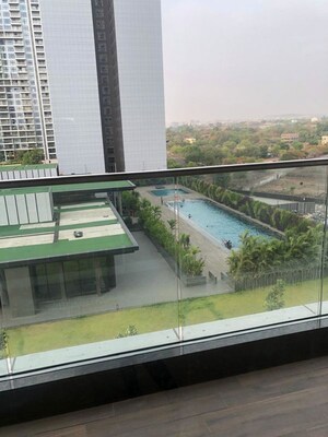 Balcony in 4 BHK Apartment at Panchshil Towers, Kharadi – for Rent
