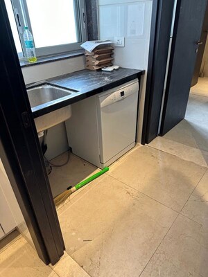 Kitchen in 4 BHK Apartment at Panchshil Towers, Kharadi – for Rent