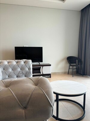 Living Room in 3.5 BHK Apartment at Panchshil Towers, Kharadi – for Rent