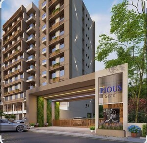 2 BHK Apartment – Exterior View View at Chandkheda - for Rent