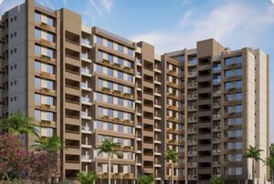 2 BHK Apartment – Exterior View View at Chandkheda - for Rent