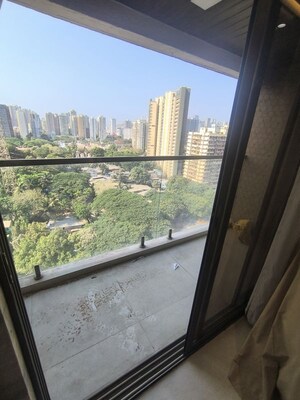 Balcony in 3.5 BHK Apartment at Motilal Nagar – for Rent