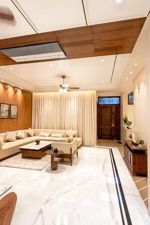 Living Room in 4 BHK Independent House at Mansarovar Extension – for Sale