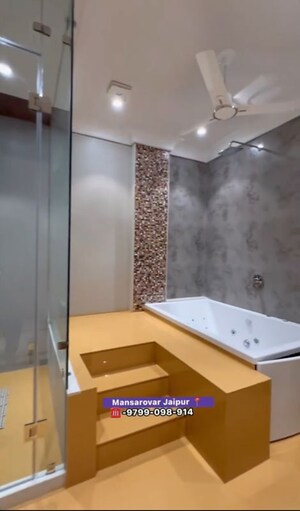 Bathroom in 4 BHK Independent House at Mansarovar Extension – for Sale