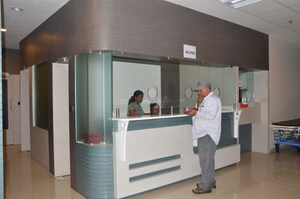 Bathroom in  Office Space at Pragati Industrial Estate , Lower Parel – for Rent