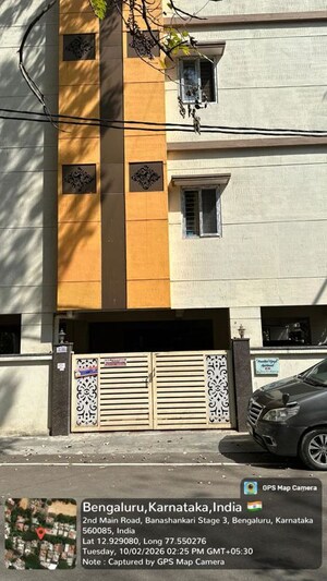 3 BHK Apartment – Exterior View View at Banashankari 3rd Stage - for Rent