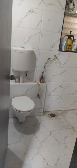 Bathroom in 1 BHK Apartment at Anushree Astral Residency, Punawale – for Rent
