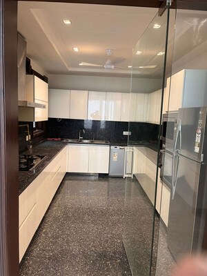 Kitchen in 4 BHK Builder Floor at Safdarjung Development Area – for Rent