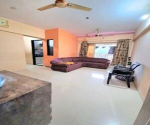 Living Room in 1 BHK Apartment at Agarwal Paramount, Virar West – for Sale