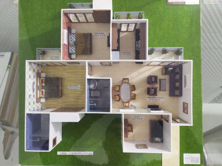 Kitchen, saviour-park 2 Bedroom 1265 Sq.Ft. Apartment In Mohan Nagar Ghaziabad 10341627
