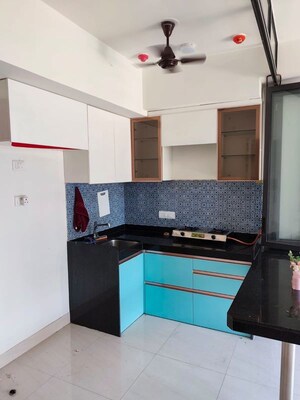 Kitchen in 1 BHK Apartment at Lodha Crown Quality Homes, Majiwada – for Rent