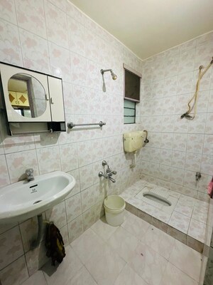 Bathroom in 2 BHK Apartment at Akurdi – for Rent