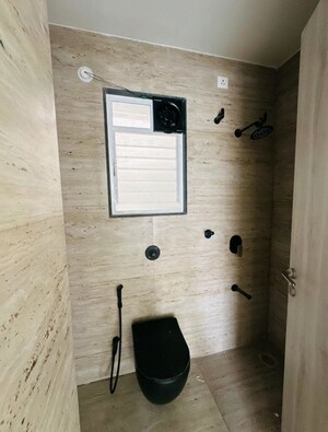 Bathroom in 3 BHK Apartment at Unique K Shire, Punawale – for Rent