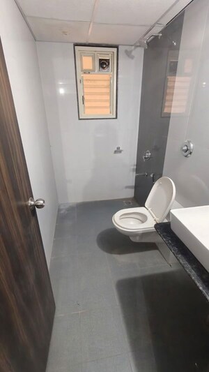 Bathroom in 2 BHK Apartment at Goel Ganga Altus, Kharadi – for Rent
