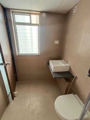 Bathroom in 3 BHK Apartment at Runwal The Central Park, Chinchwad – for Rent
