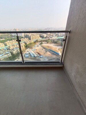 Balcony in 3 BHK Apartment at Runwal The Central Park, Chinchwad – for Rent