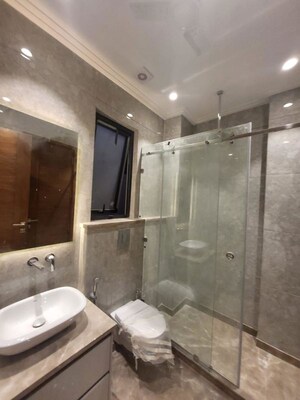 Bathroom in 3 BHK Builder Floor at Greater Kailash I – for Rent
