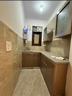 Kitchen in 2 BHK Builder Floor at Palm Residency Chhatarpur, Chattarpur – for Rent