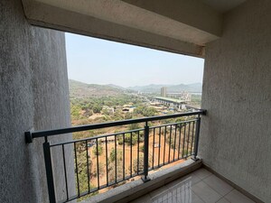 Balcony in 2 BHK Apartment at Godrej Emerald Vista, Ghodbunder Road – for Rent