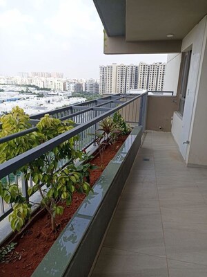Balcony in 3 BHK Apartment at CSK Skyscape, Mamidpally – for Rent