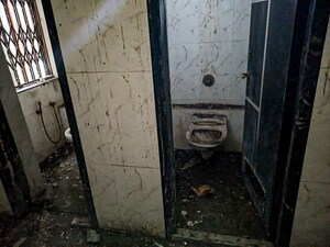 Bathroom in  Office Space at Sanpada – for Sale