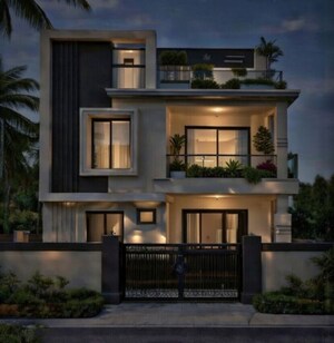 3 BHK Villa – Exterior View View at Rameshwar Banda - for Sale