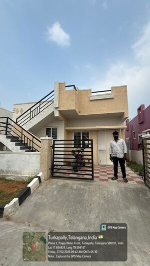  Independent House – Exterior View View at Turkapally - for Sale