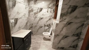 Bathroom in 3 BHK Builder Floor at Vasant Kunj – for Rent