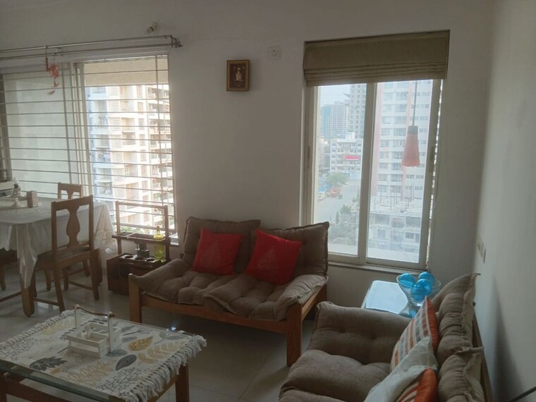 Living Room, adi-siddhashila-w-bizz 2 Bedroom 850 Sq.Ft. Apartment In Tathawade Pune 10342126