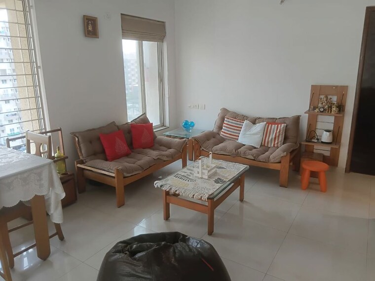 Living Room, adi-siddhashila-w-bizz 2 Bedroom 850 Sq.Ft. Apartment In Tathawade Pune 10342126