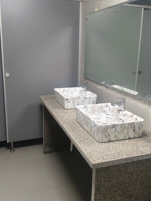 Bathroom in  Office Space at Sector 16 – for Rent