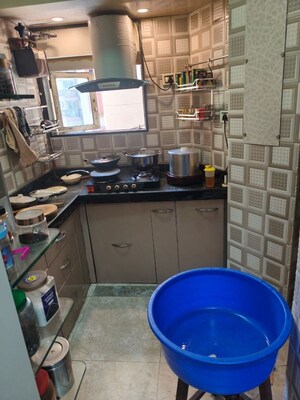 Kitchen in 2 BHK Apartment at Maker Tower, Cuffe Parade – for Sale