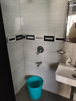 Bathroom in 2 BHK Apartment at Maker Tower, Cuffe Parade – for Sale