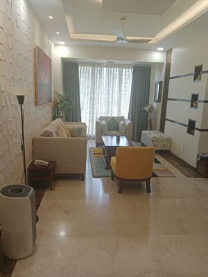 Living Room in 2 BHK Apartment at The Advantage Raheja Windermere, Andheri West – for Sale
