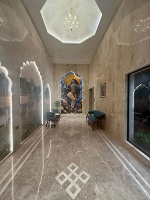 Building Lobby in 2 BHK Apartment at Ashirvad CHS, Majiwada – for Rent