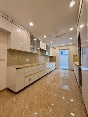 Kitchen in 3 BHK Builder Floor at South City 2 – for Sale