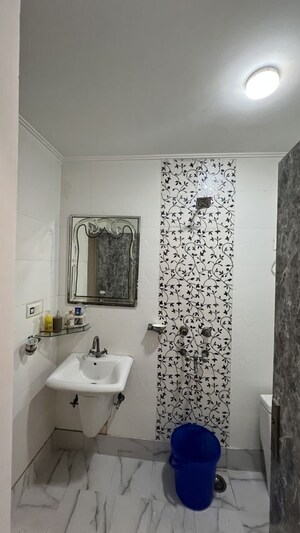 Bathroom in 3 BHK Apartment at Sector 6 Dwarka – for Rent