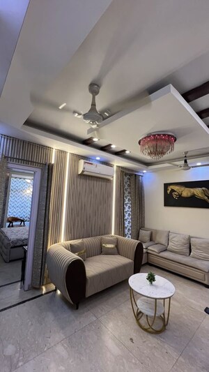 Living Room in 3 BHK Apartment at Sector 6 Dwarka – for Rent