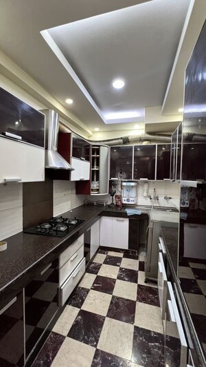 Kitchen in 3 BHK Apartment at Sector 6 Dwarka – for Rent