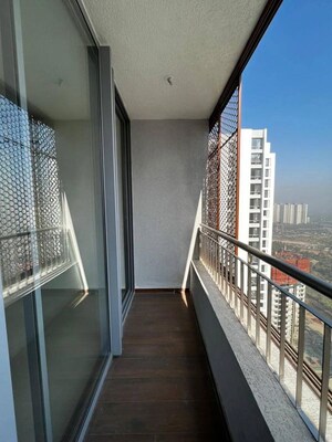 Balcony in 2 BHK Apartment at Piramal  Vaikunth Cluster 4, Balkum Pada – for Rent