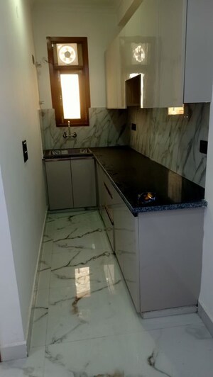 Kitchen in 3 BHK Builder Floor at Siddharth Estate, Vasant Vihar – for Rent