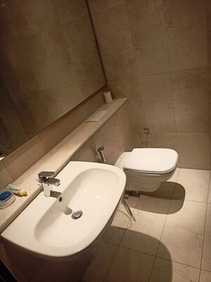 Bathroom in 3.5 BHK Apartment at Panchshil Towers, Kharadi – for Rent