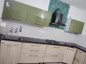 Kitchen in 3 BHK Apartment at Fresh Living Apartments, Madhapur – for Rent