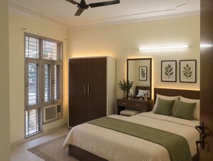 Bedroom in 3 BHK Builder Floor at Ansal API Esencia, Sector 67 – for Rent