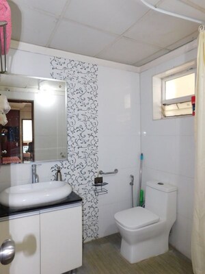Bathroom in 3 BHK Apartment at Tranquil Towers, Kondapur – for Sale
