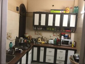 Kitchen in 2 BHK Builder Floor at Moti Nagar – for Rent