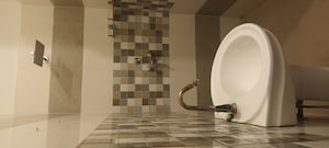 Staircase in 3 BHK Independent House at Faridabad Central – for Rent